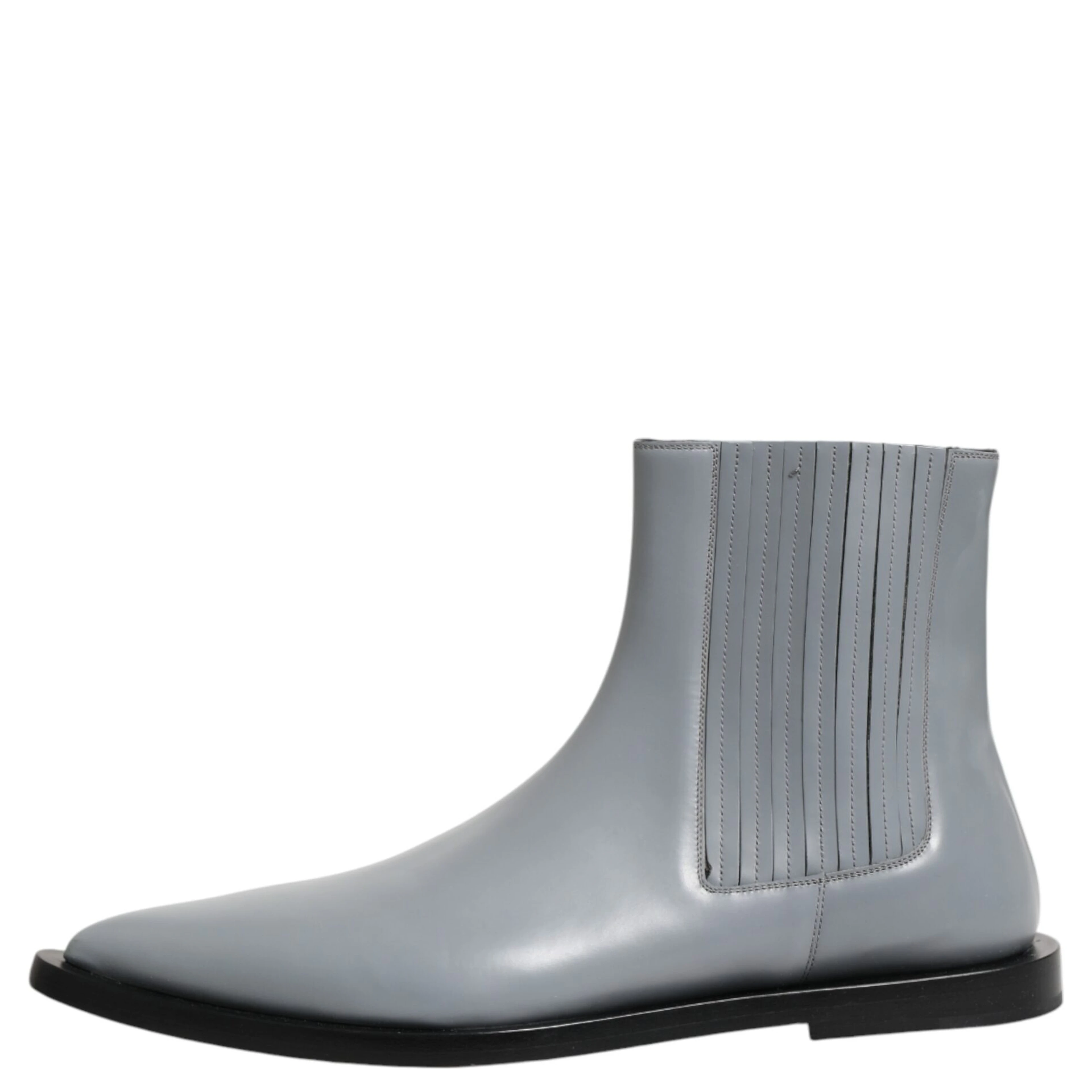 Light Gray Chelsea Short Ankle Boots Shoes