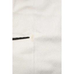 White Cotton Straight Denim Mid Waist Trouser Jeans