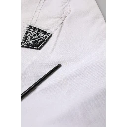 White Low Waist Bootcut Flared Denim Trouser Jeans