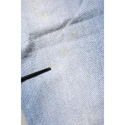 Light Blue Cotton Stretch Straight Denim Trouser Jeans