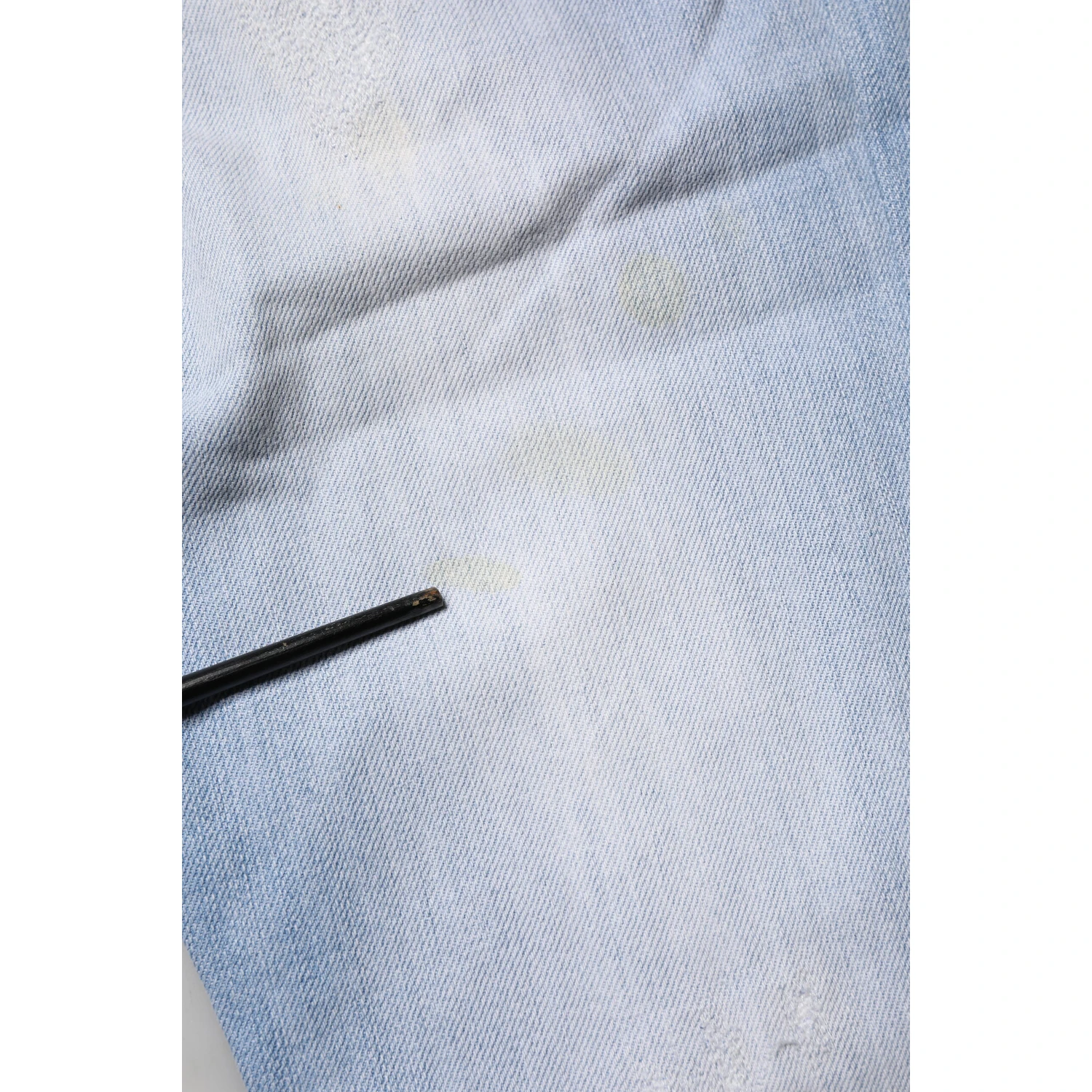 Light Blue Cotton Stretch Straight Denim Trouser Jeans