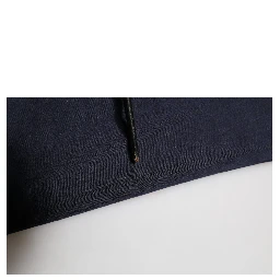 Navy Blue Straight Chino Mid Waist Pants