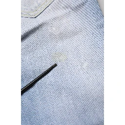 Light Blue Cotton Stretch Straight Denim Trouser Jeans