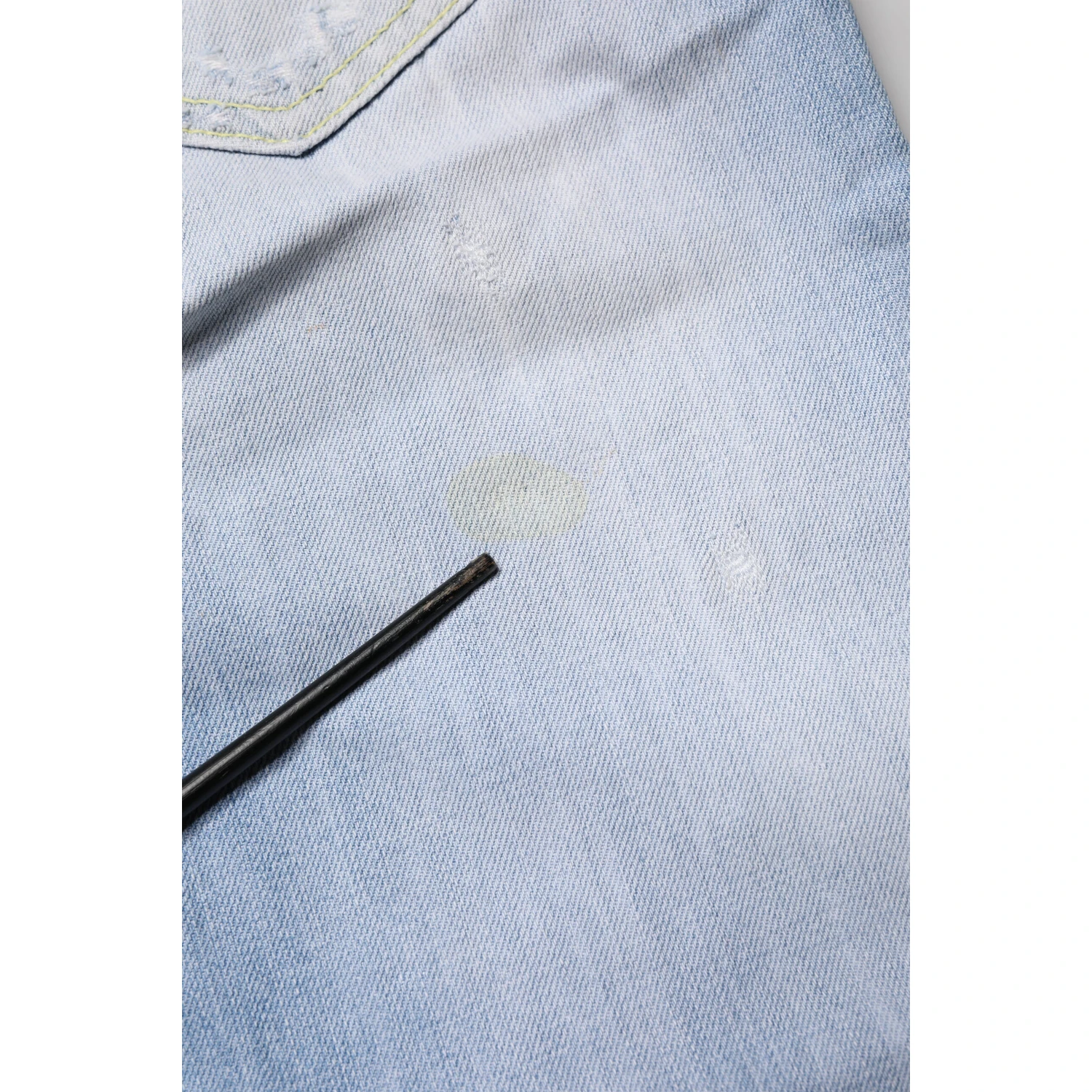 Light Blue Cotton Stretch Straight Denim Trouser Jeans