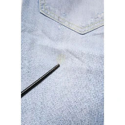 Light Blue Cotton Stretch Straight Denim Trouser Jeans