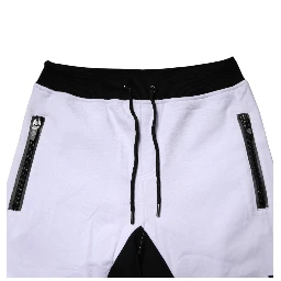 Black White Skinny Jogger Sweatpants Pants