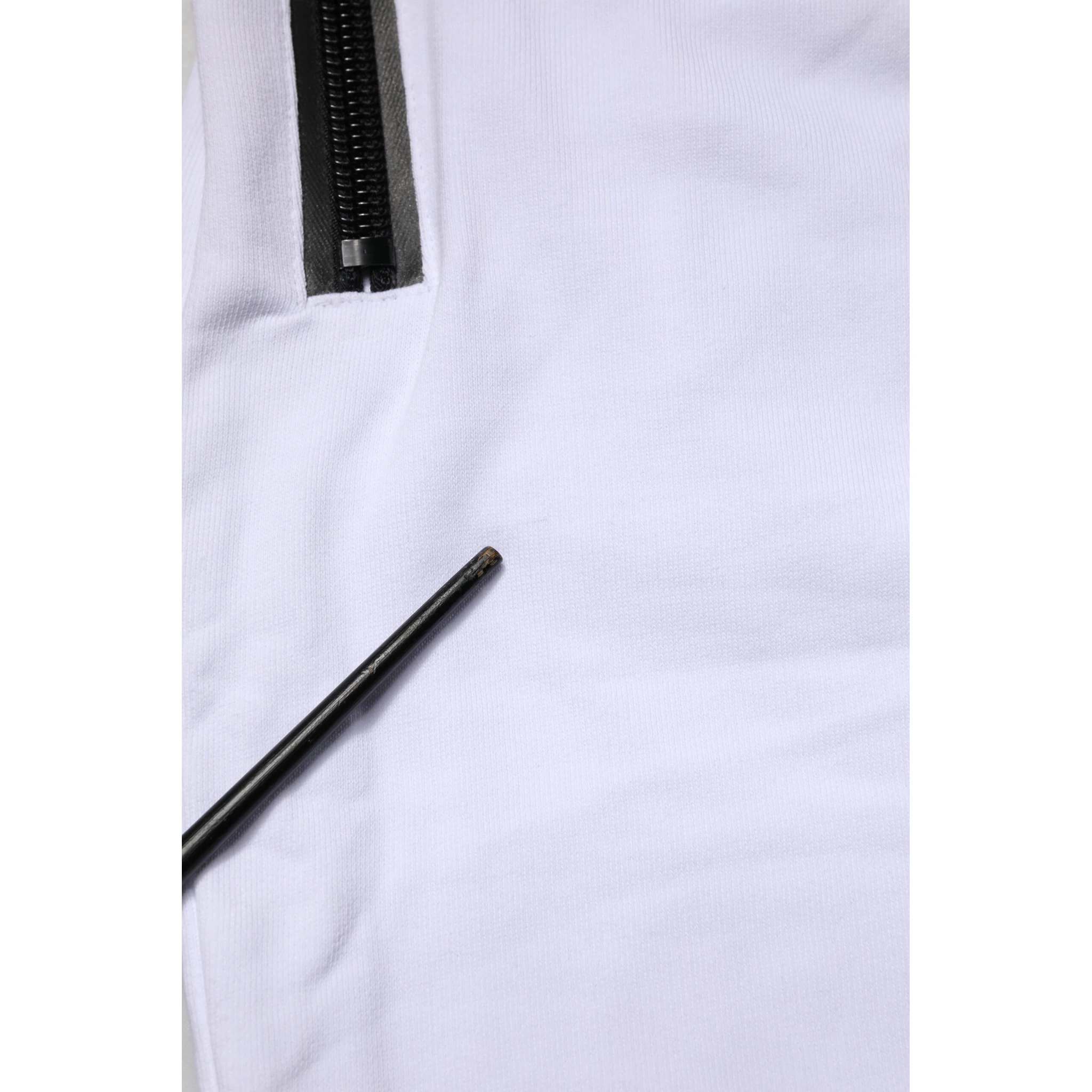 Black White Skinny Jogger Sweatpants Pants
