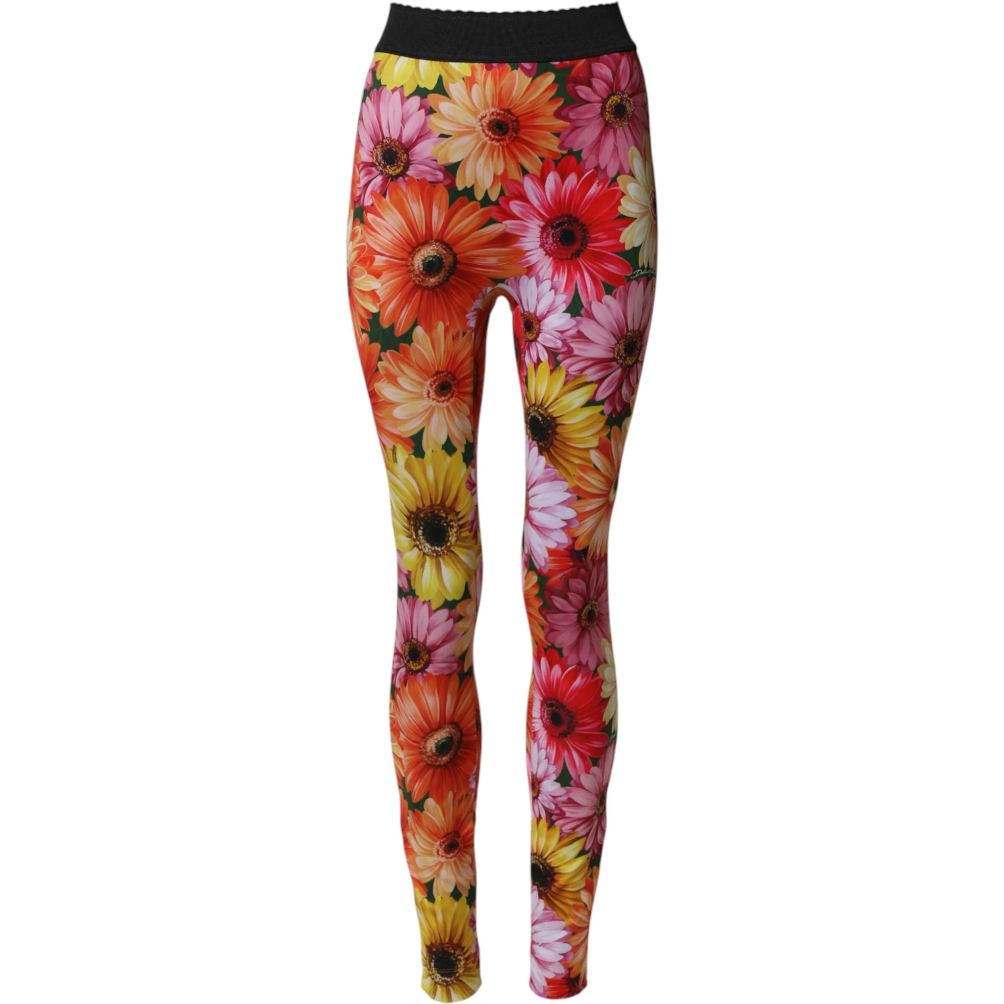 Multicolor Floral Leggings StretchWaist Pants