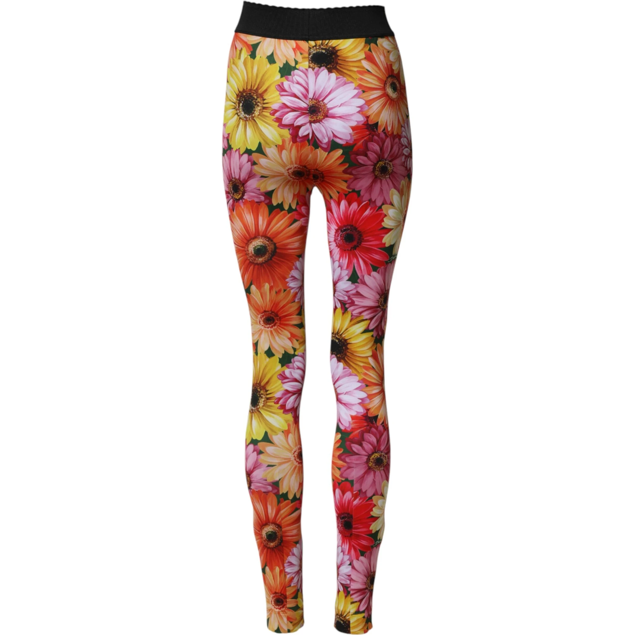 Multicolor Floral Leggings StretchWaist Pants