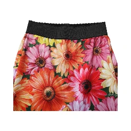 Multicolor Floral Leggings StretchWaist Pants