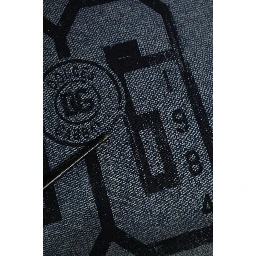 Blue Cotton Logo Hooded Sweatshirt  Sweater