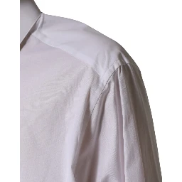 White SARTORIA Cotton Collared Dress Shirt