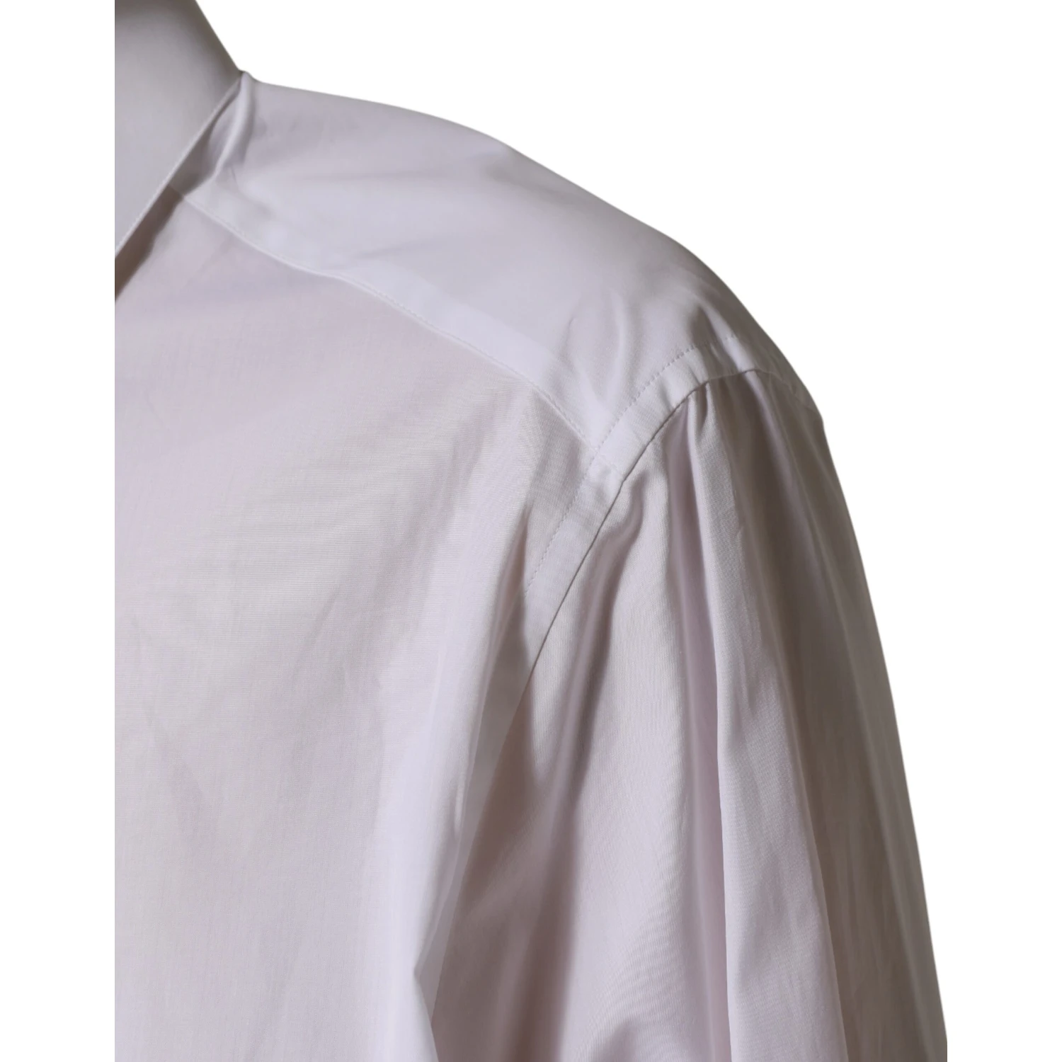 White SARTORIA Cotton Collared Dress Shirt