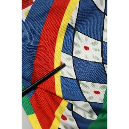 Multicolor Carretto Print Men Bermuda Shorts