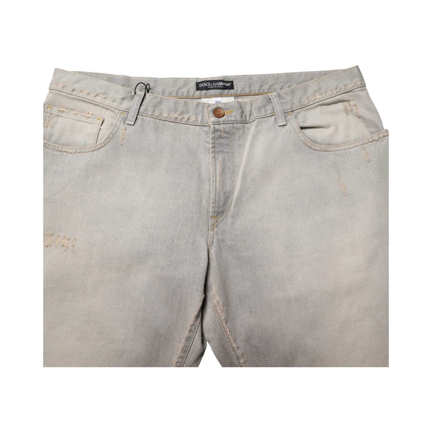 Light Gray Cotton Straight Denim Trouser Jeans