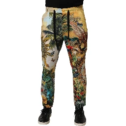 Multicolor Tropical King Lounge Trouser Pants