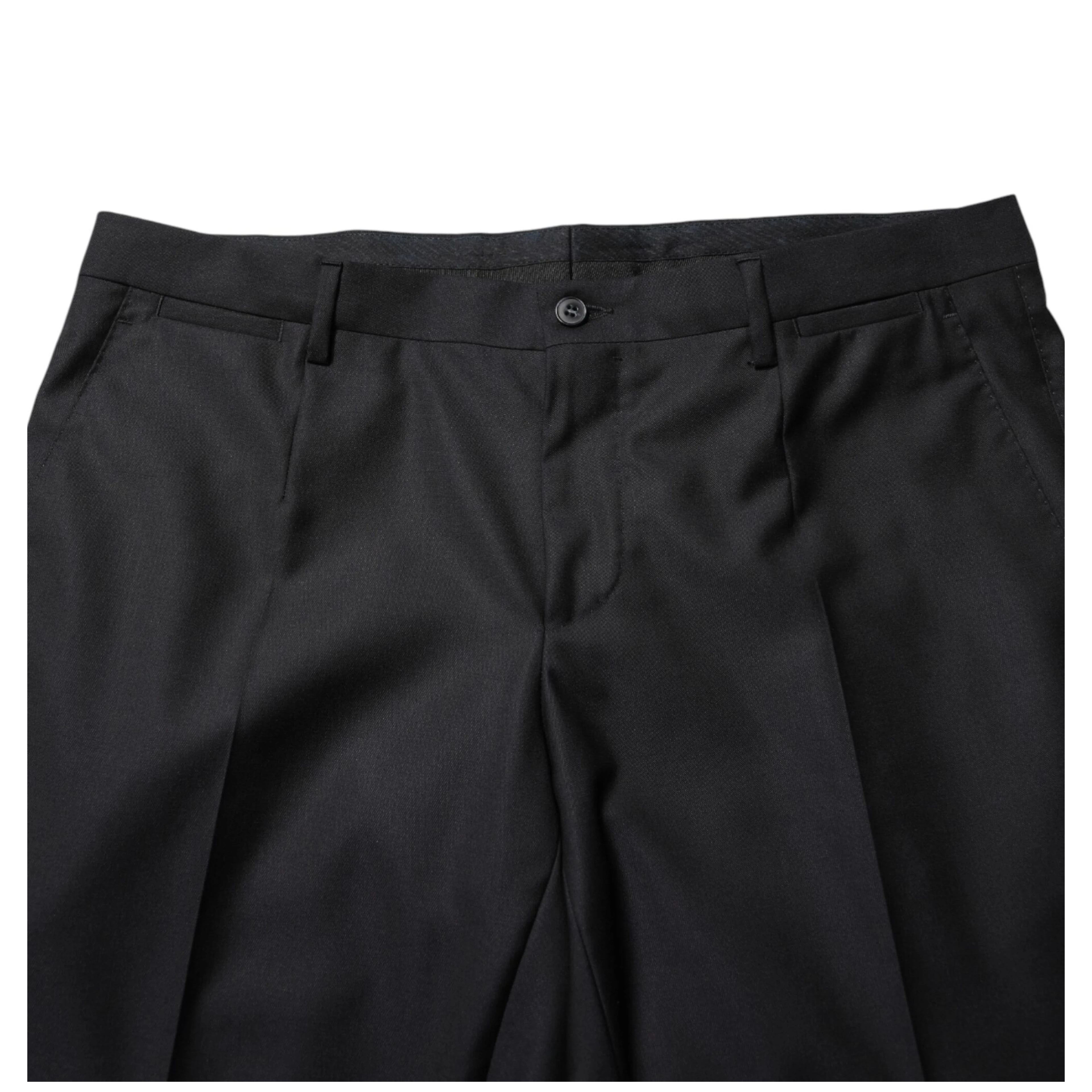 Black Wool Skinny Dress Formal Trouser Pants
