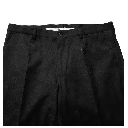 Black Wool Skinny Dress Formal Trouser Pants