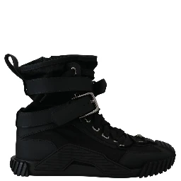 Sorrento Sneakers Nylon Black High Top Shoes