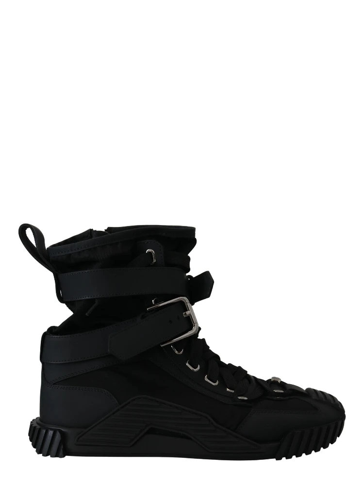 Sorrento Sneakers Nylon Black High Top Shoes