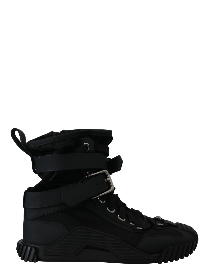 Sorrento Sneakers Nylon Black High Top Shoes