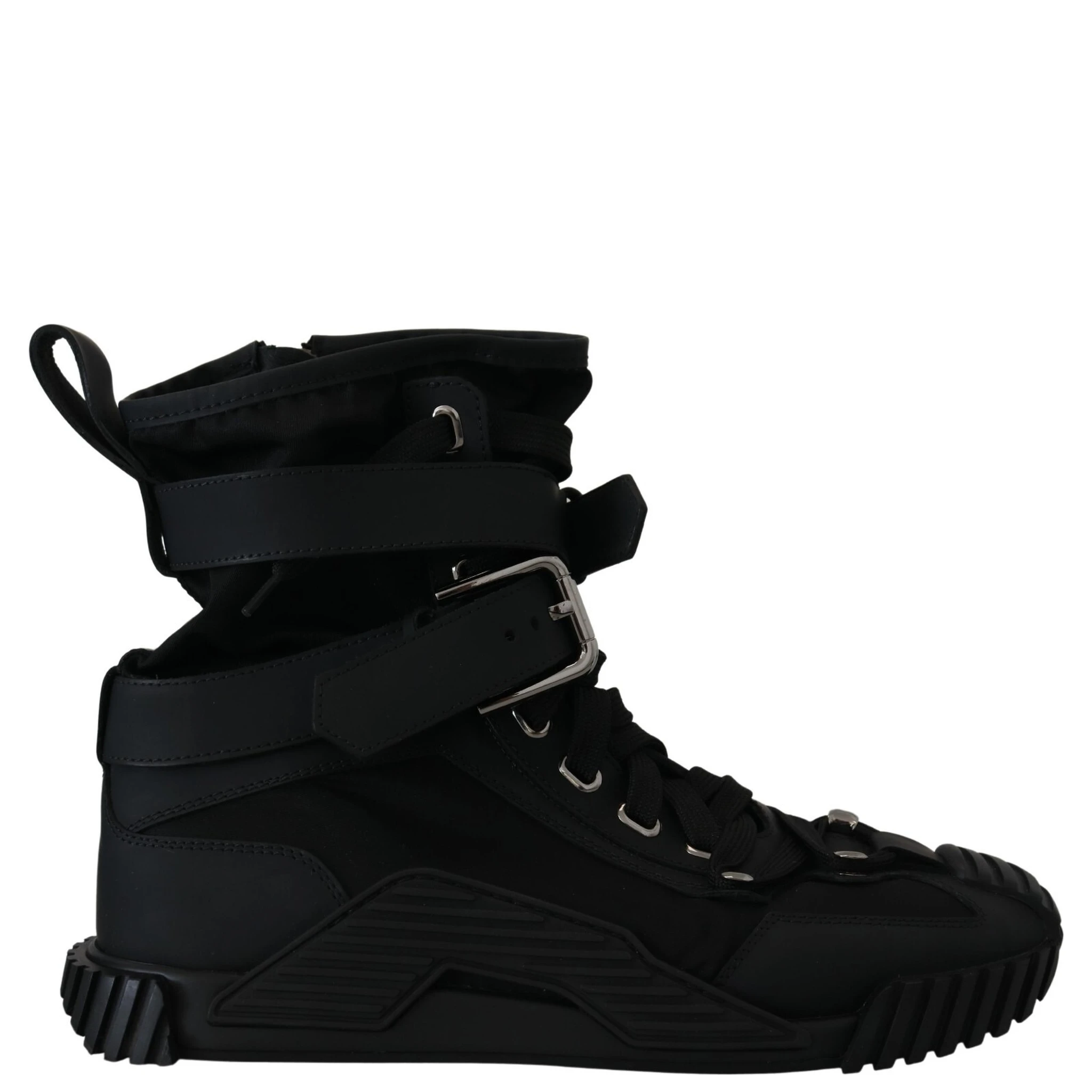 Sorrento Sneakers Nylon Black High Top Shoes