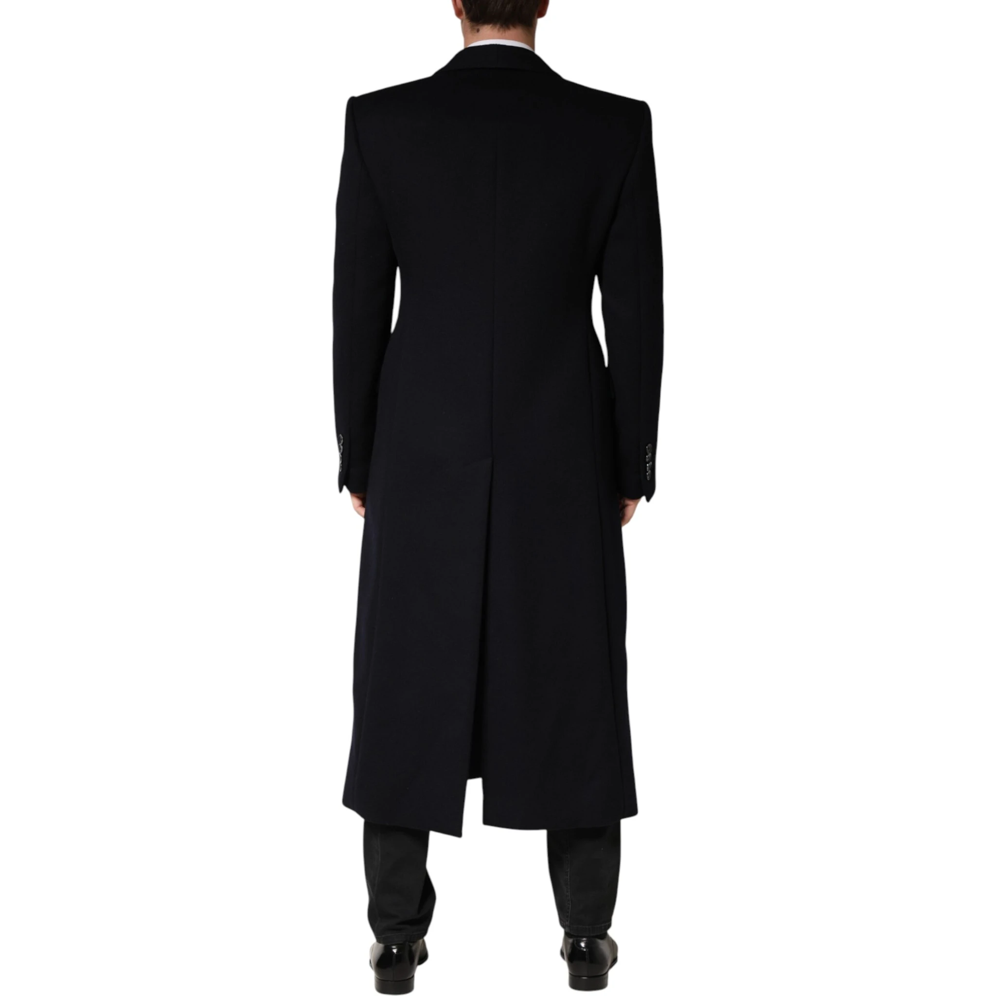 Black Single Breasted Trench Coat Jacket