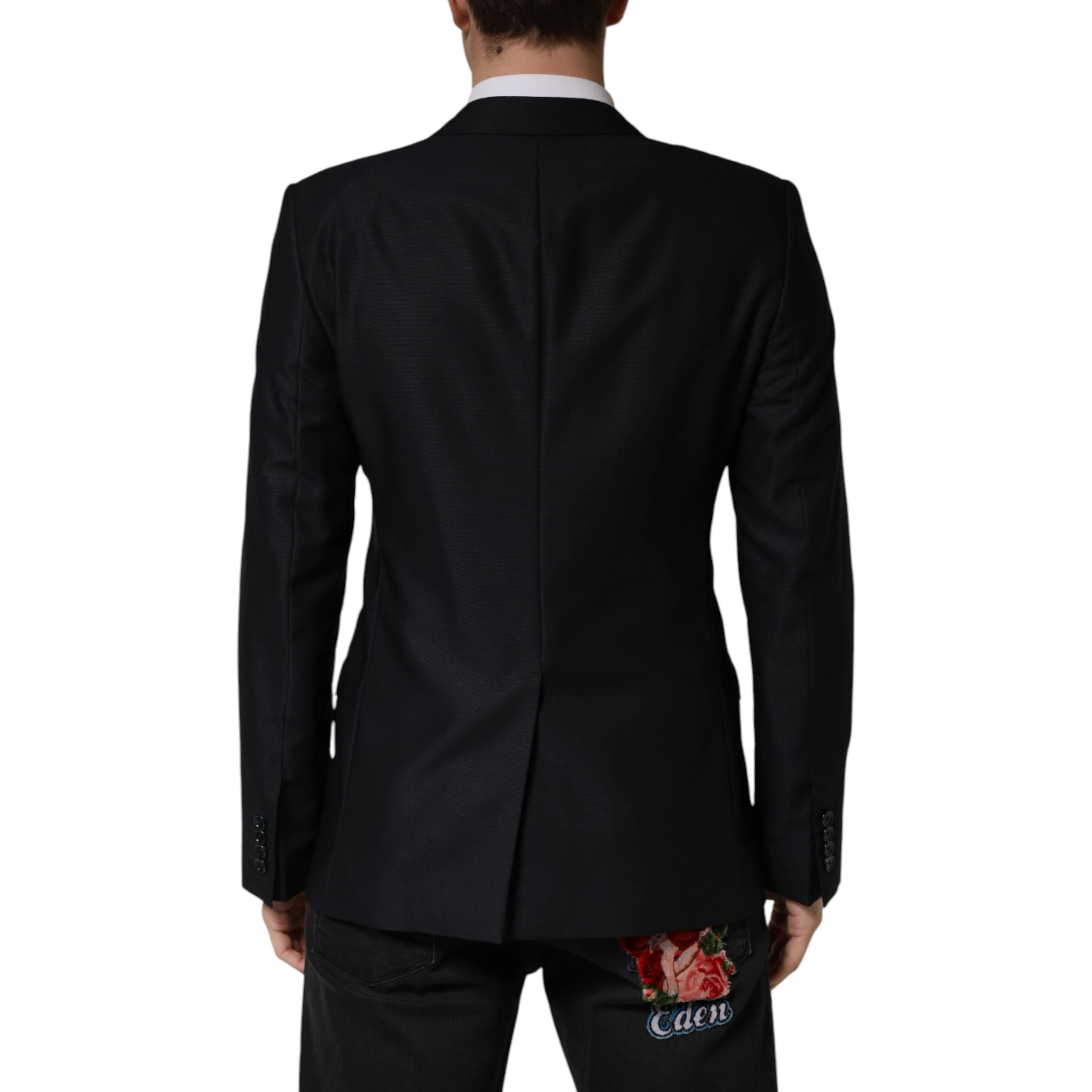Black MARTINI Single Breasted Jacket Blazer