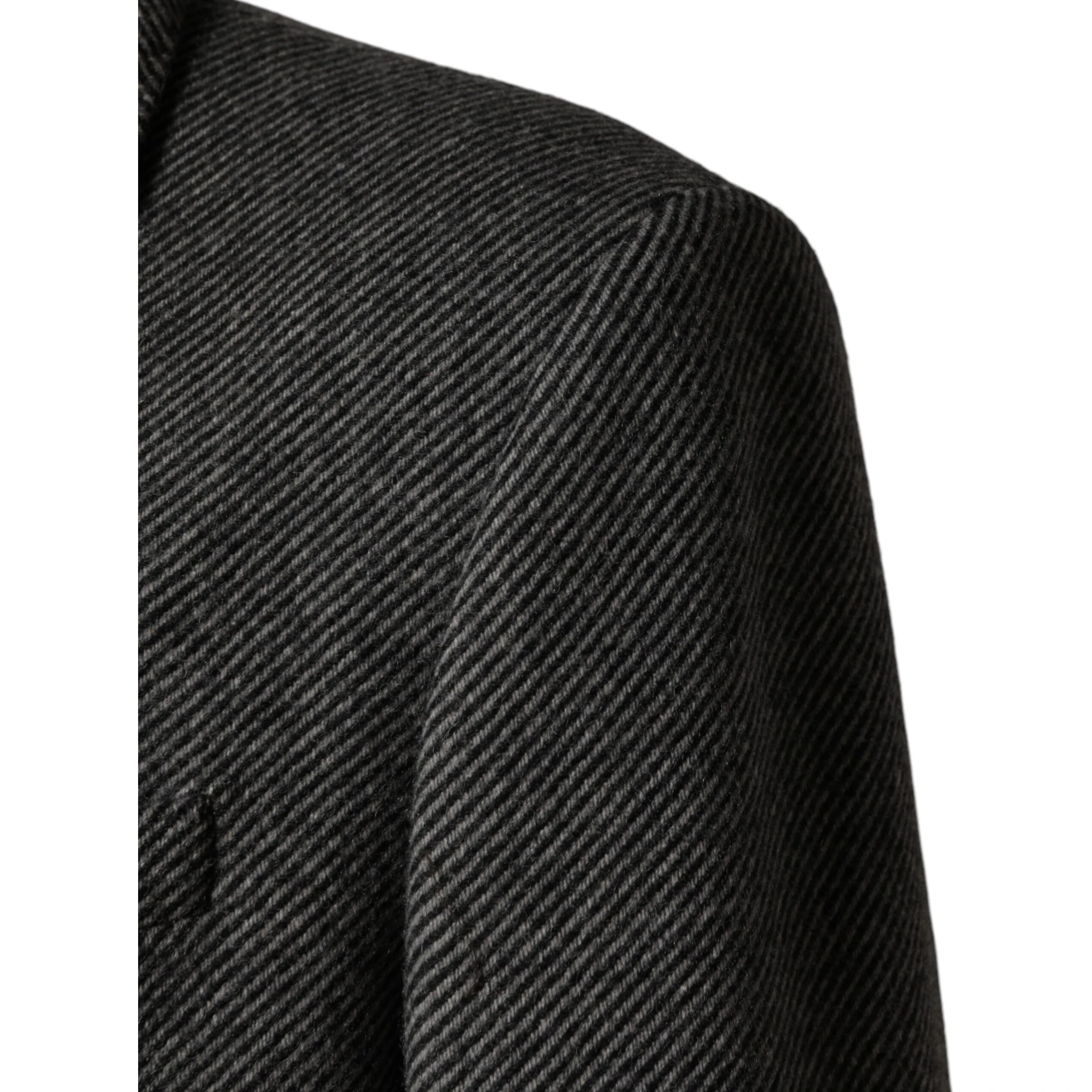 Gray Single Breasted Men Trench Coat Jacket