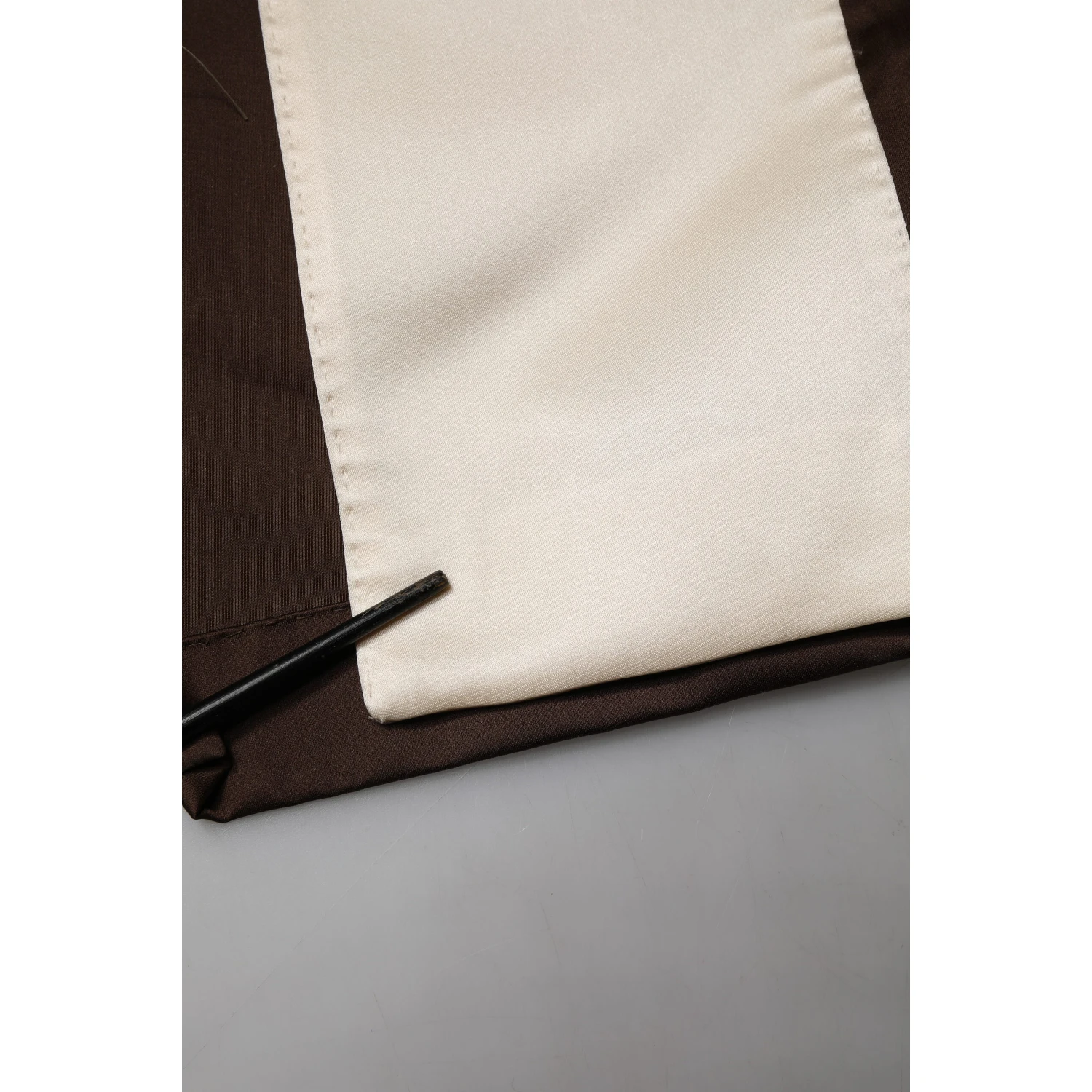Brown Cream Lounge Belted Bathrobe Jacket