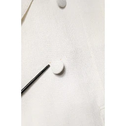 White Double Breasted Men Trench Coat Jacket