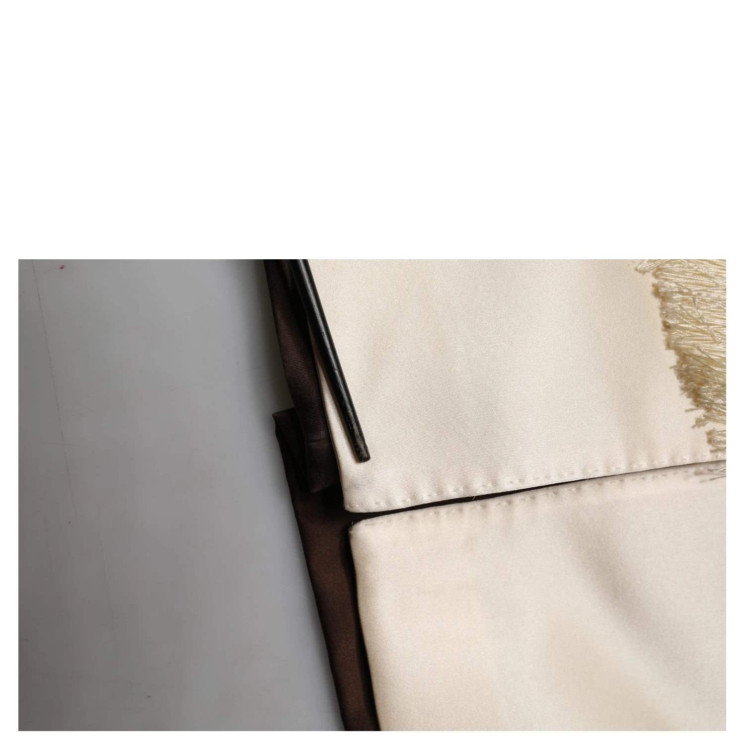 Brown Cream Lounge Belted Bathrobe Jacket