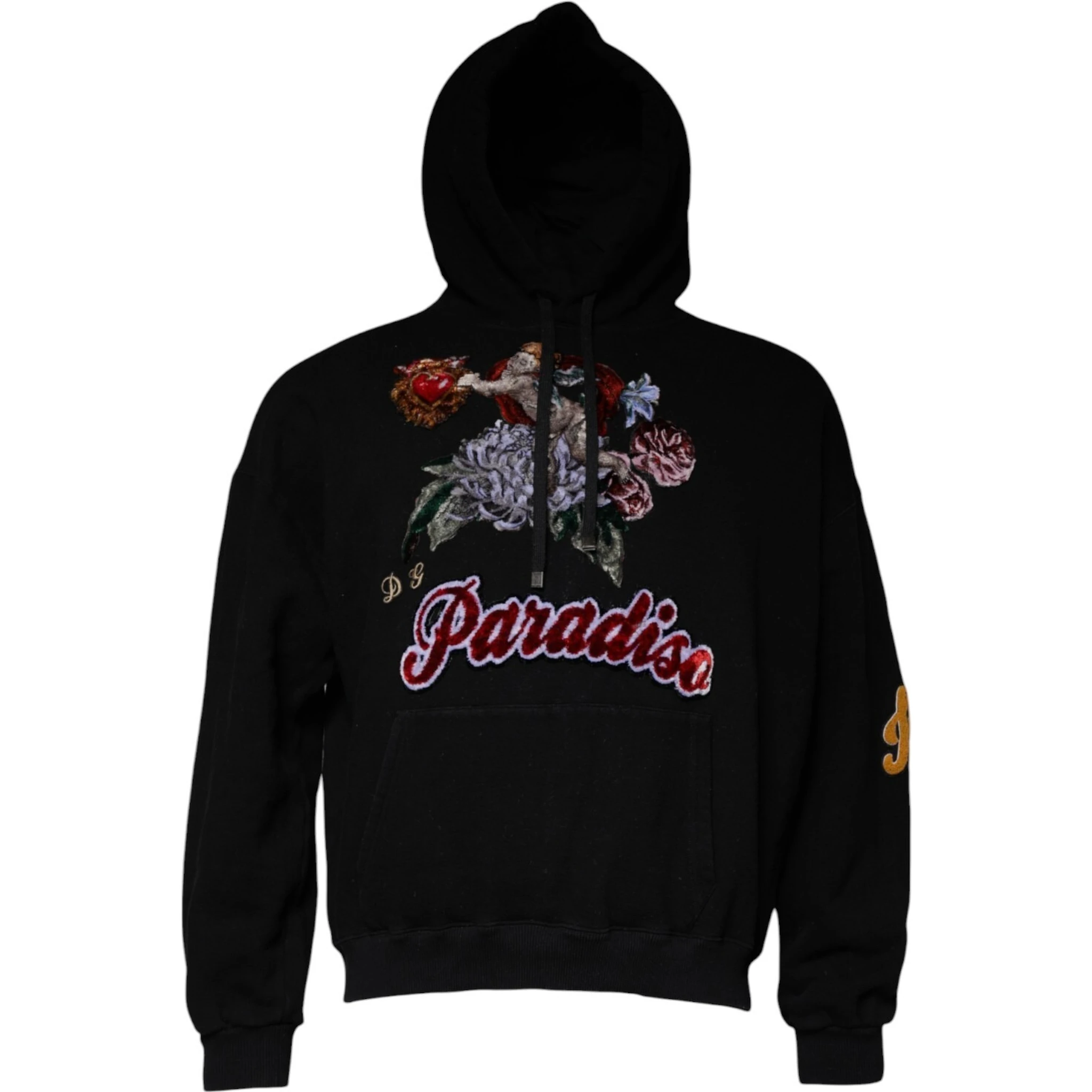 Black Paradiso Hooded Men Sweatshirt Sweater