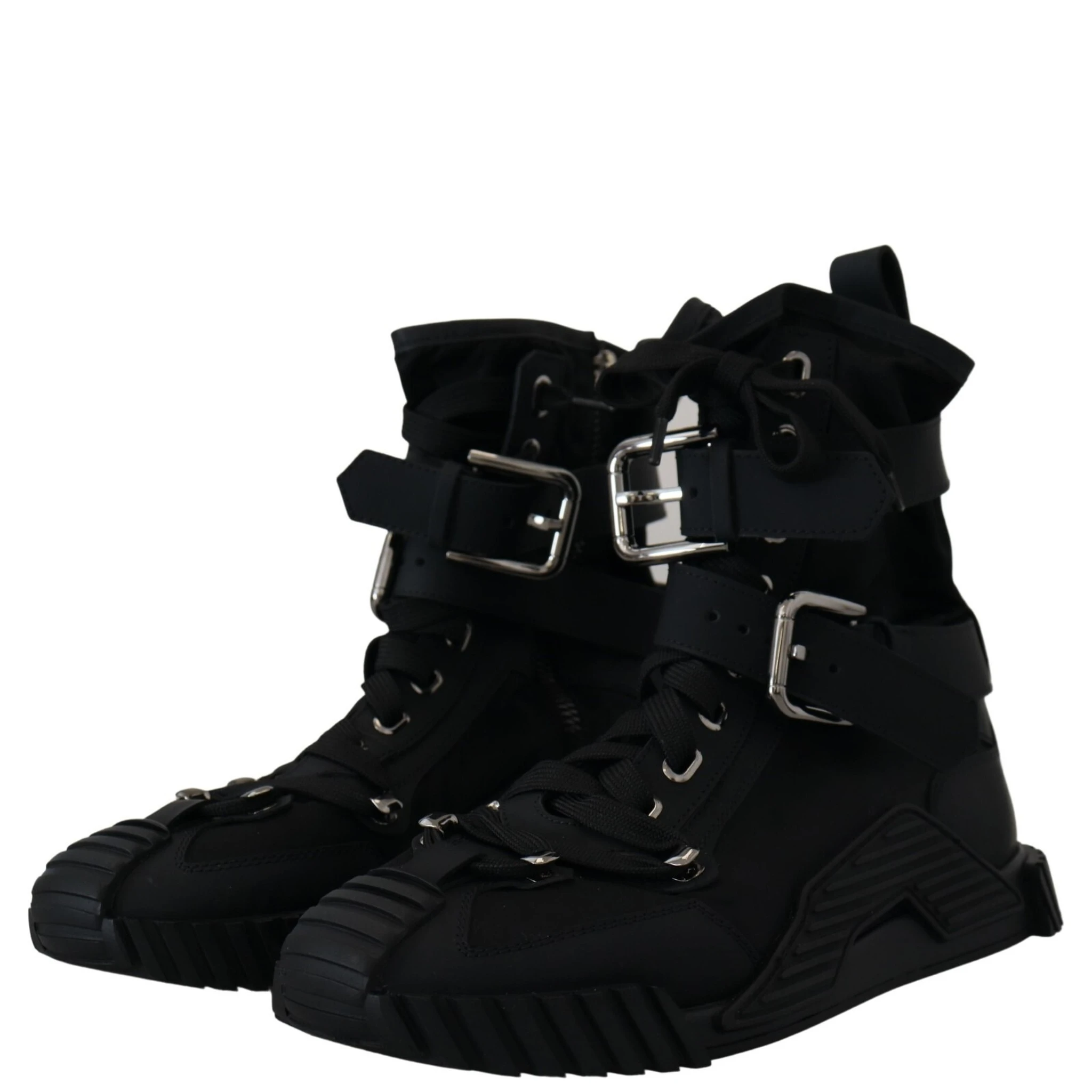 Sorrento Sneakers Nylon Black High Top Shoes
