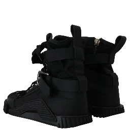 Sorrento Sneakers Nylon Black High Top Shoes