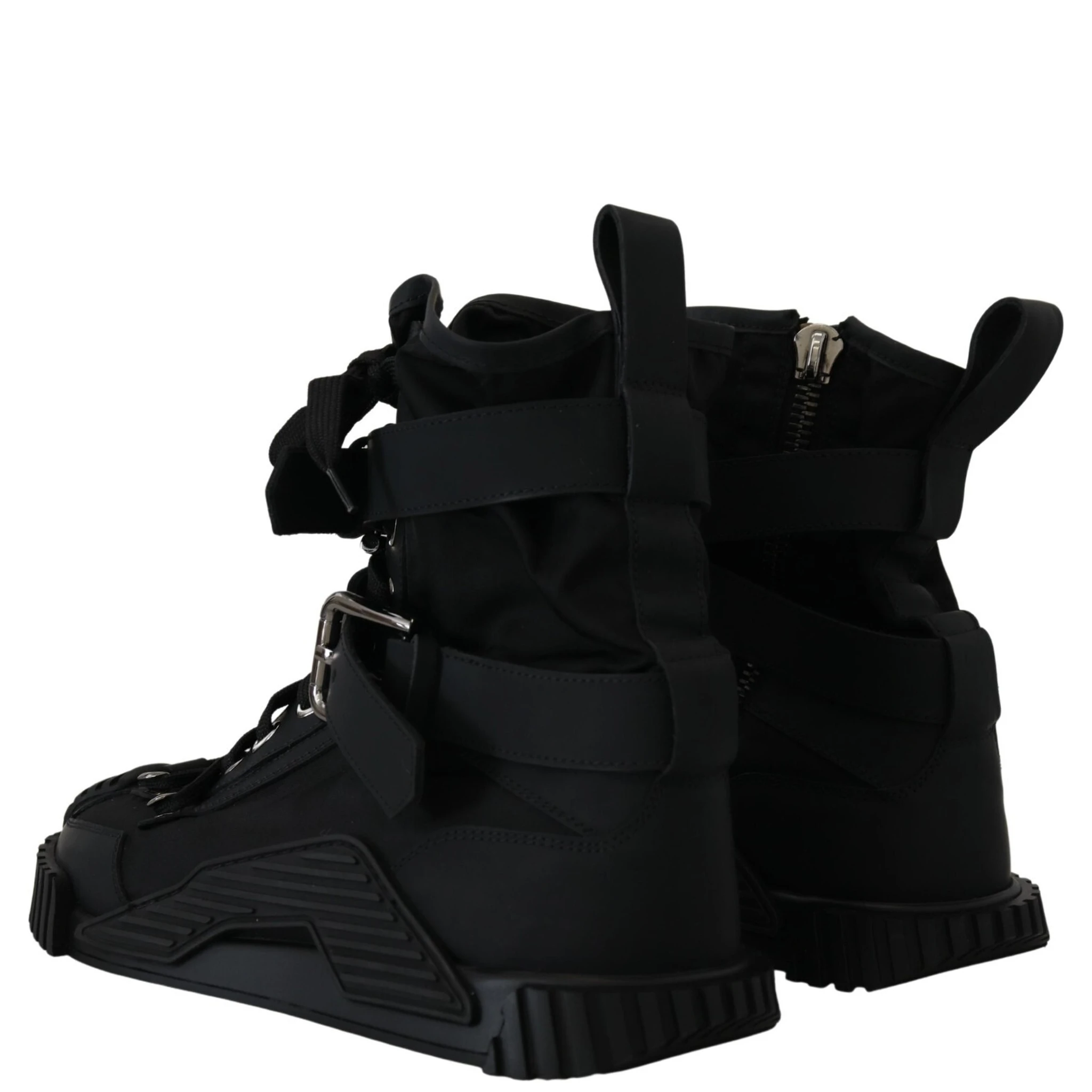 Sorrento Sneakers Nylon Black High Top Shoes