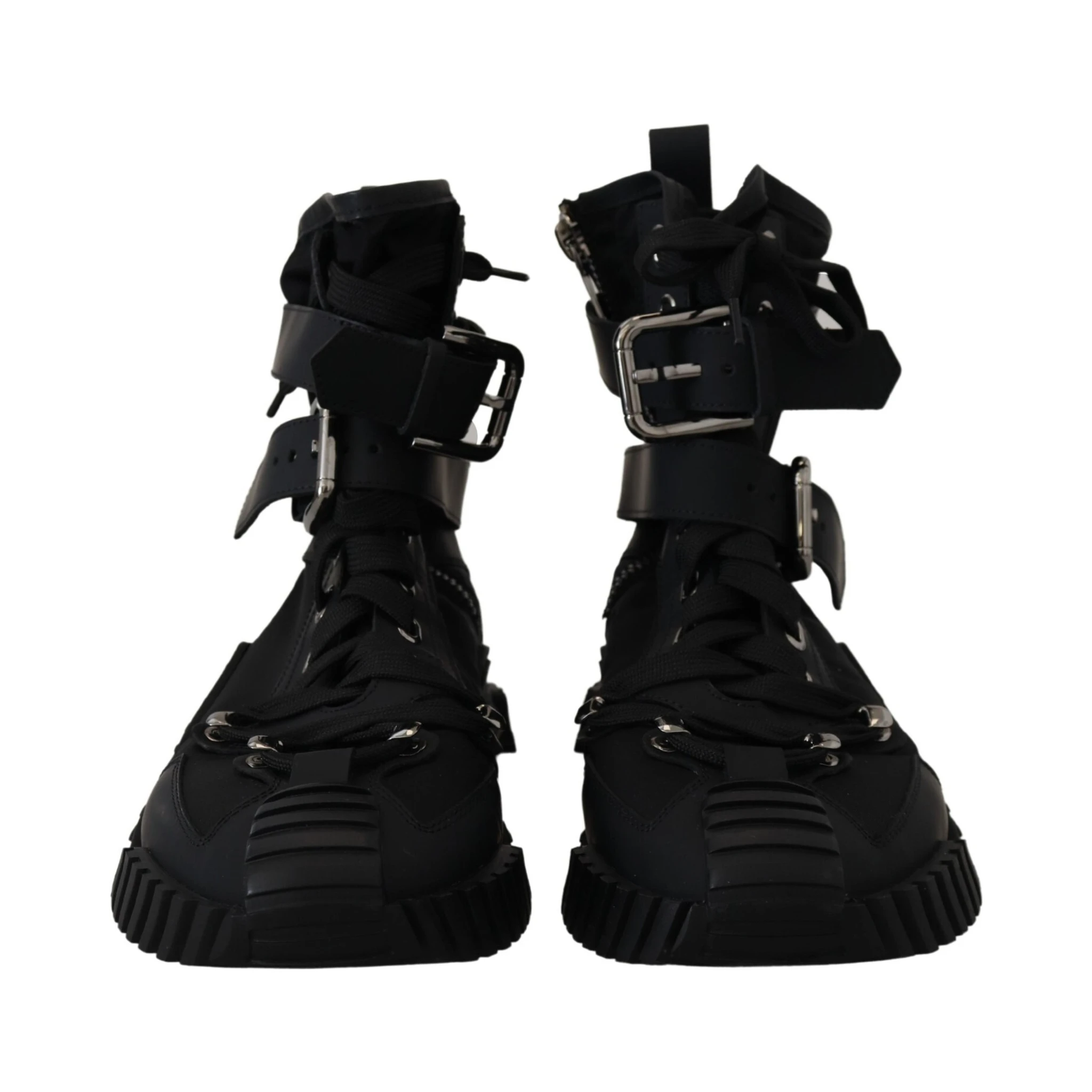 Sorrento Sneakers Nylon Black High Top Shoes