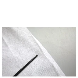 White Logo Patch Cotton Crew Neck T-shirt