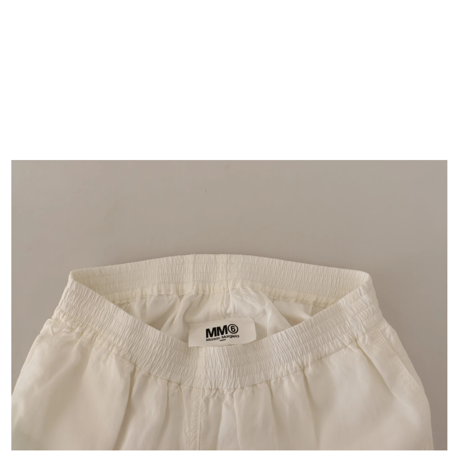 White High Waist Cropped Women Trouser Pants