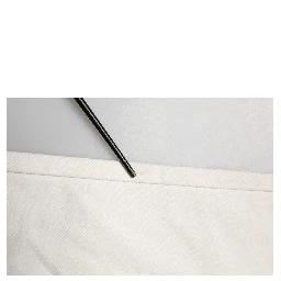 White Straight Bow Details Denim Casual Jeans