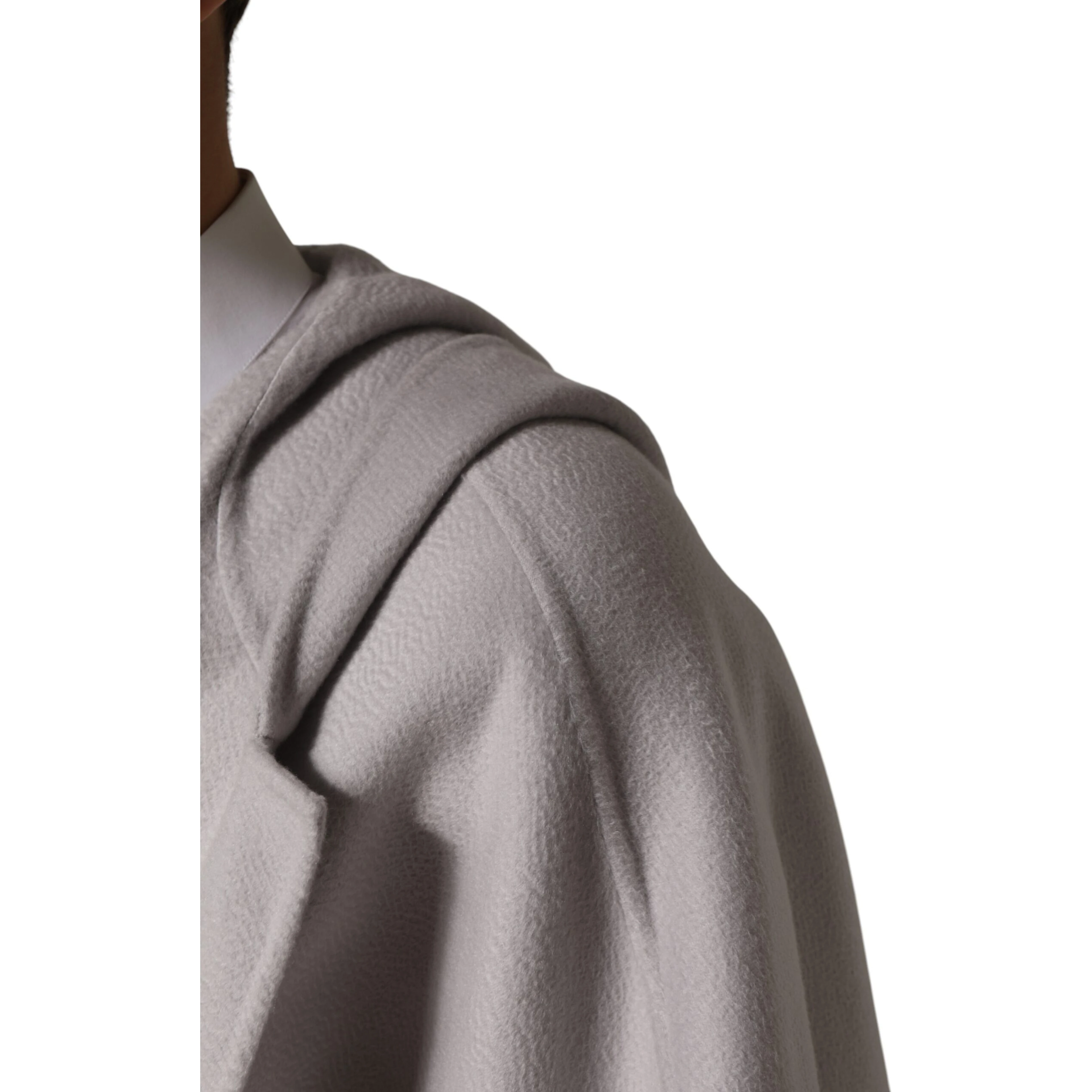 Off White Belted Long Trench Coat Men Jacket
