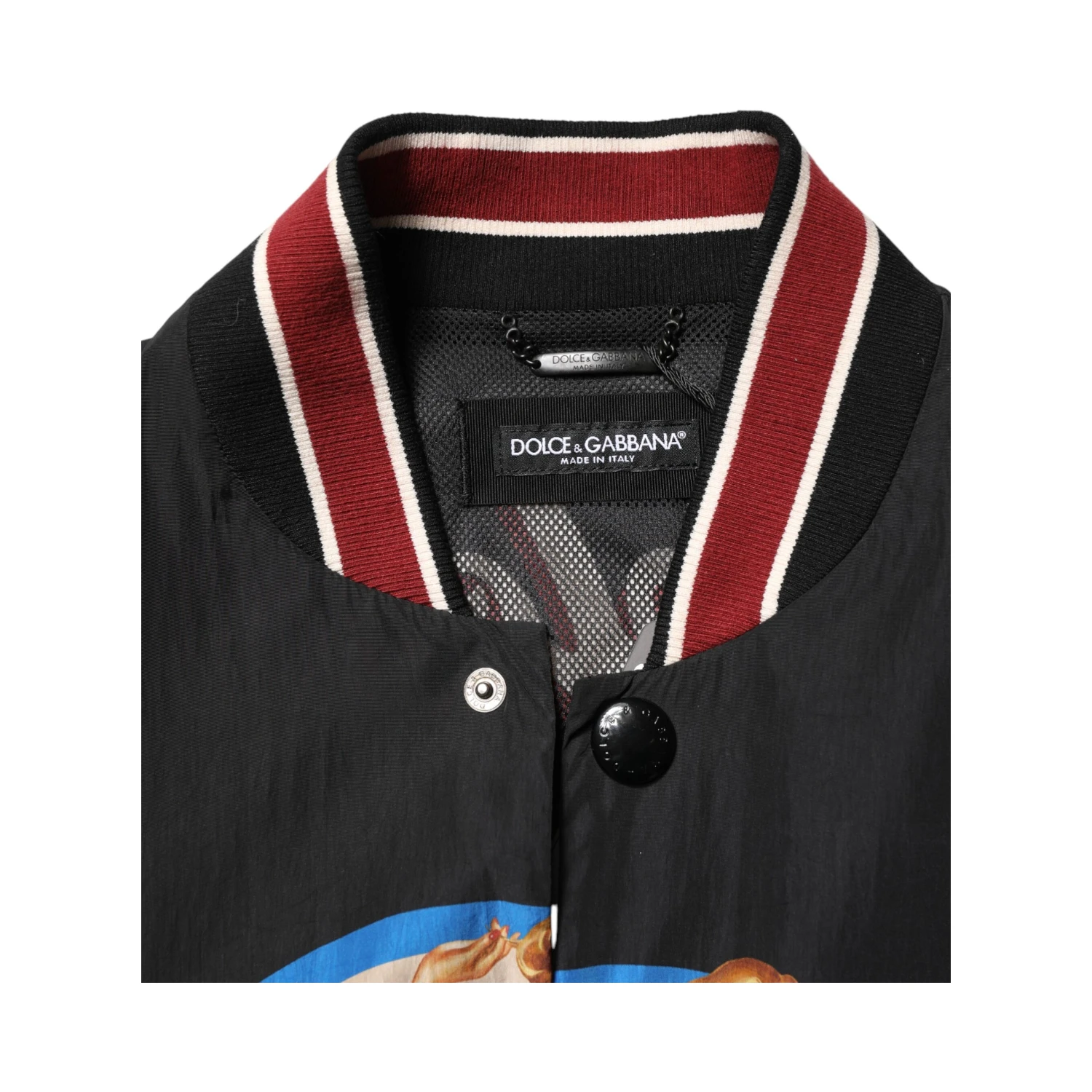 Black Pin Up Button Down Men Bomber Jacket