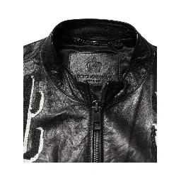Black Guns n' Roses FullZip Men Biker Jacket