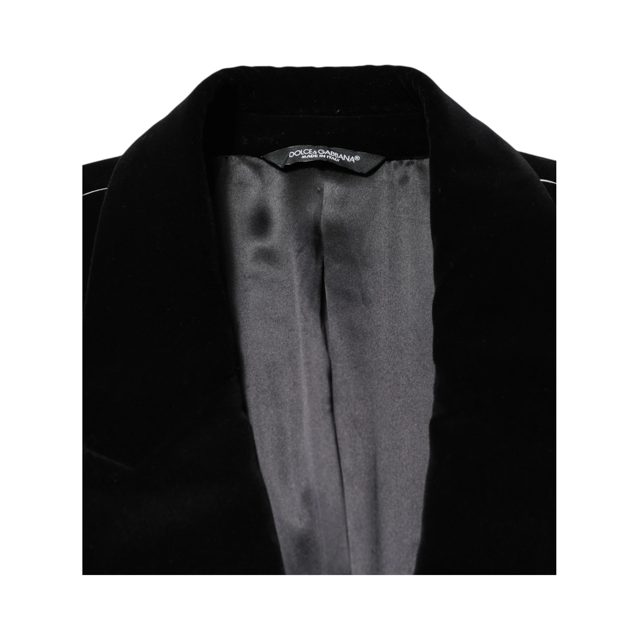 Black Cotton Velvet Long Trench Coat Jacket