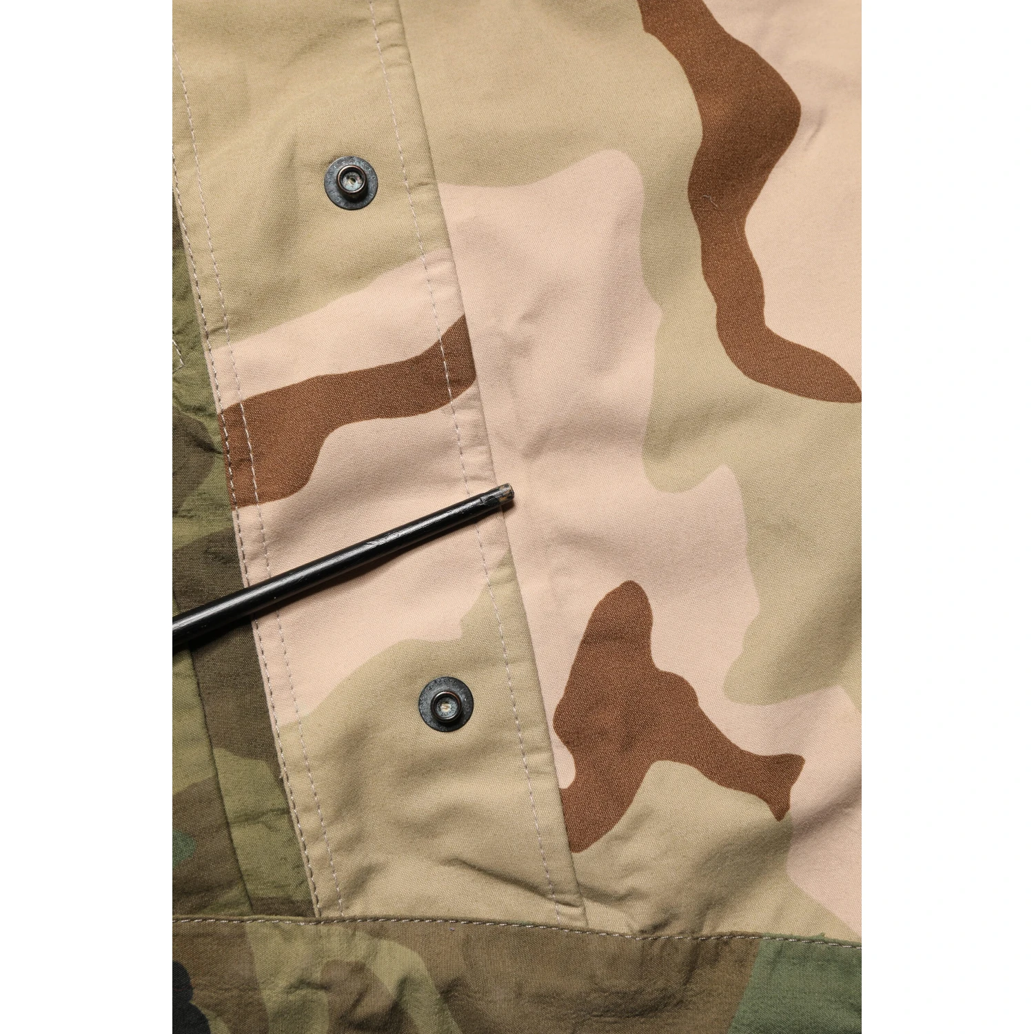 Multicolor Camouflage Hooded RainCoat Jacket