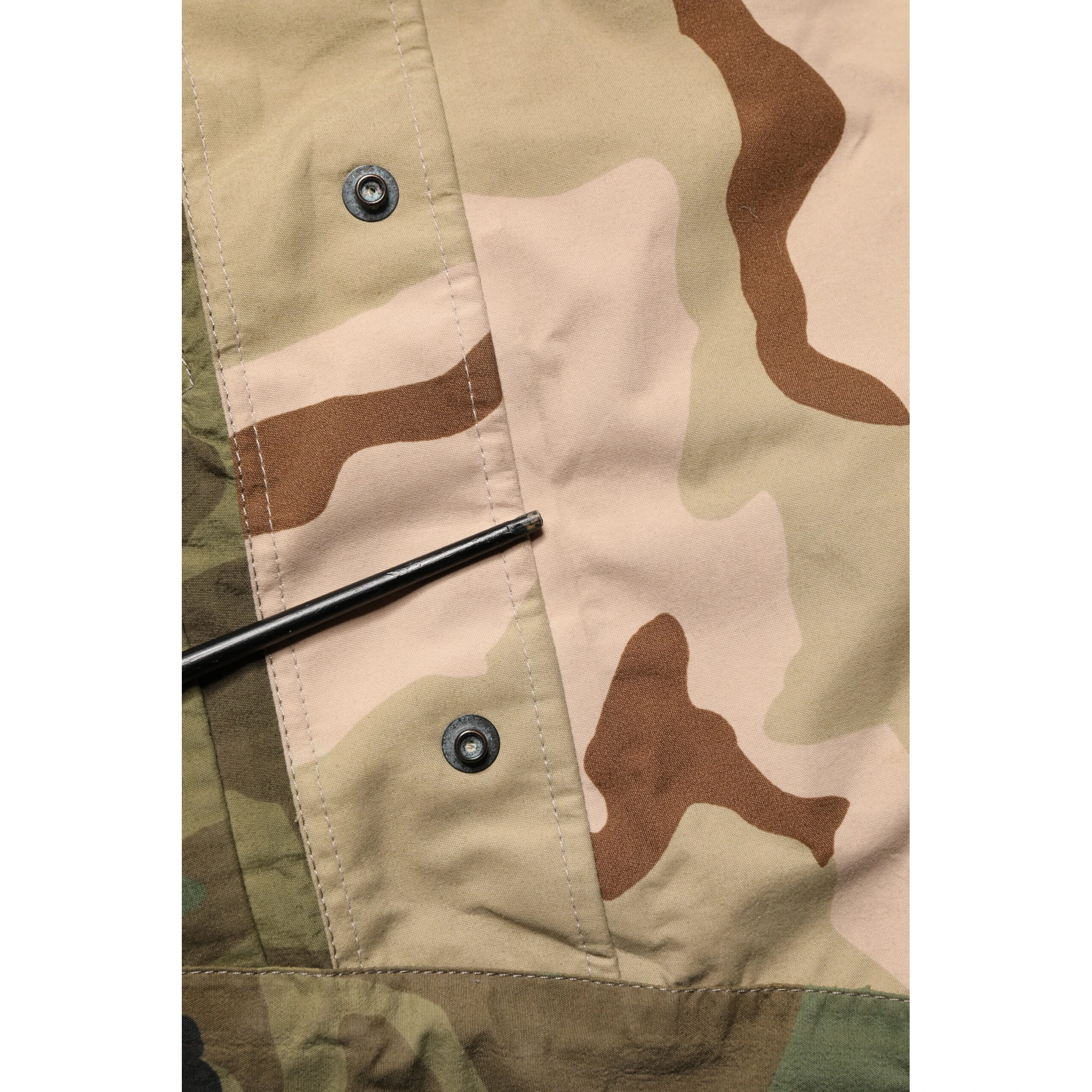 Multicolor Camouflage Hooded RainCoat Jacket