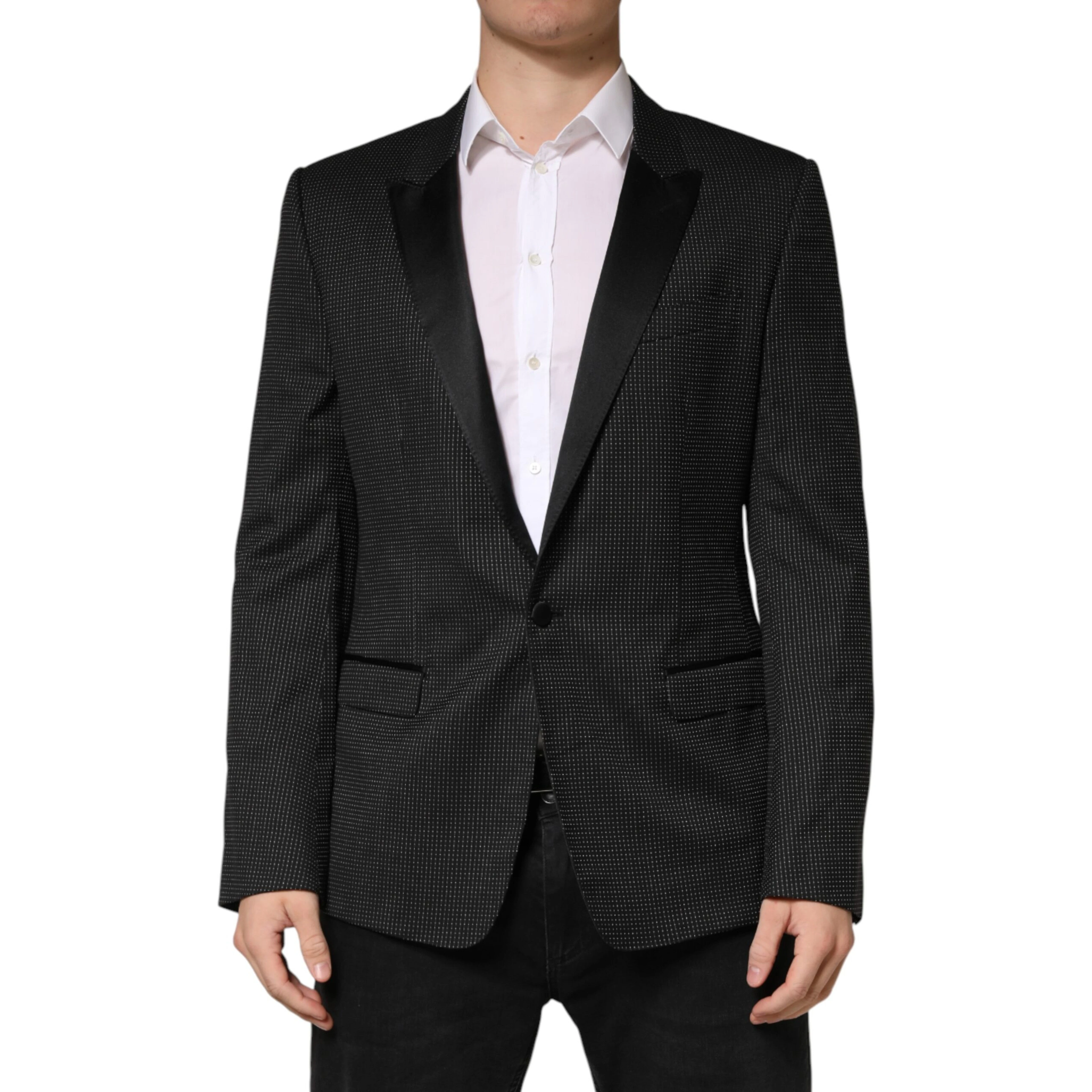 Black Fantasy Single Breasted Jacket Blazer