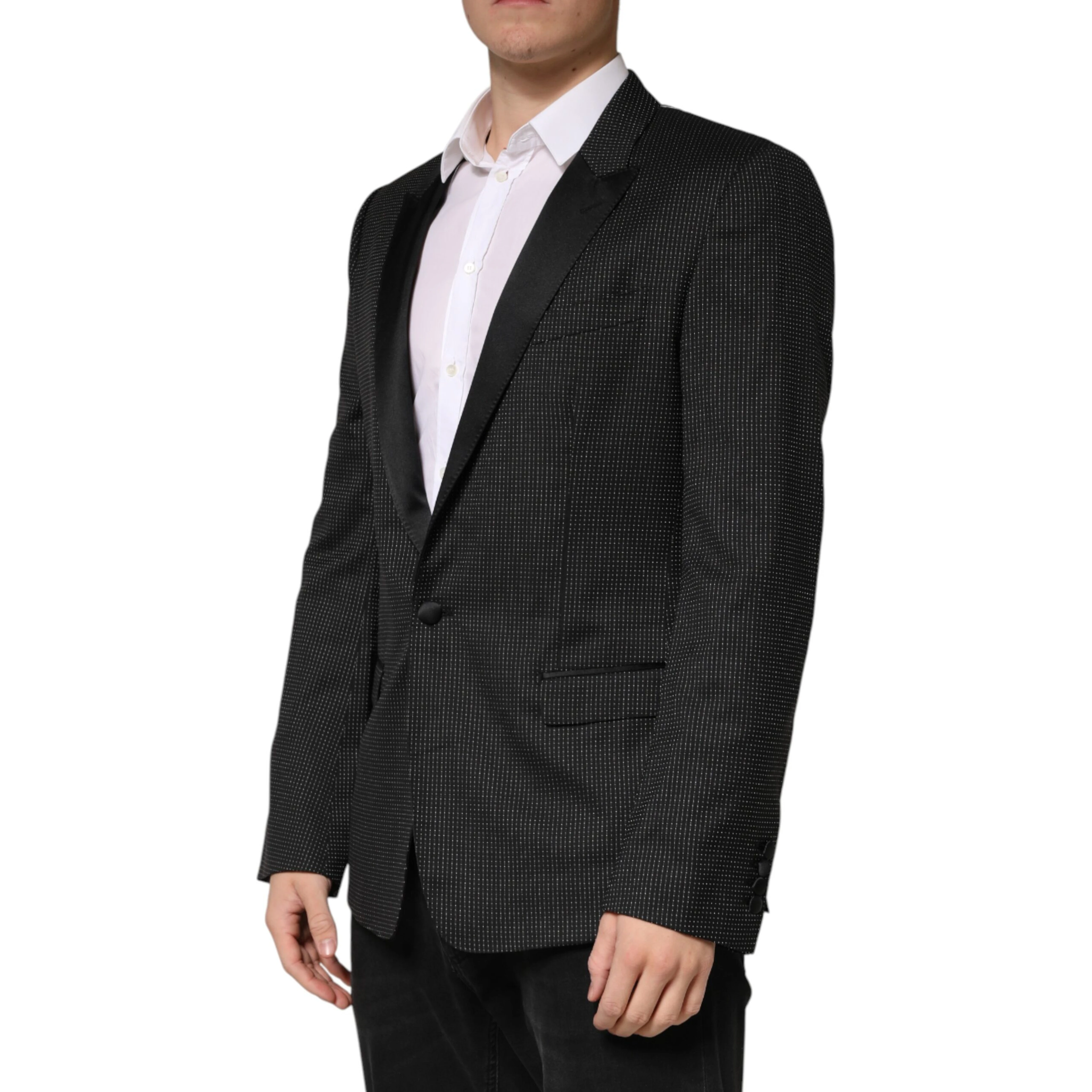 Black Fantasy Single Breasted Jacket Blazer