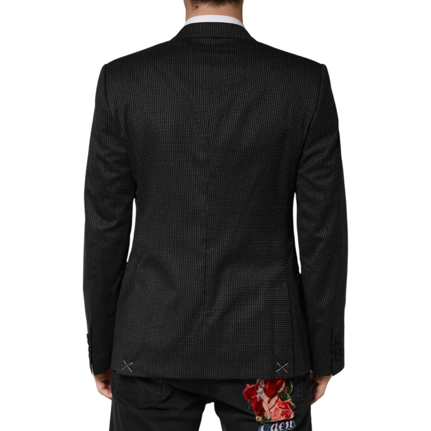 Black Fantasy Single Breasted Jacket Blazer