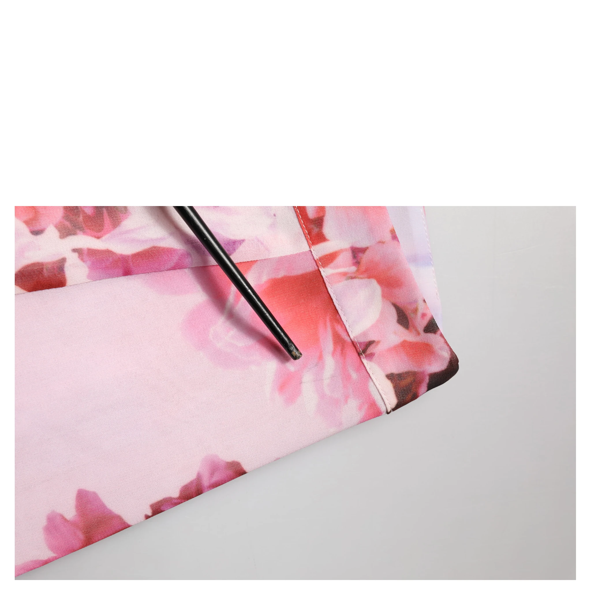 Pink Floral Flared High Waist Trouser Pants